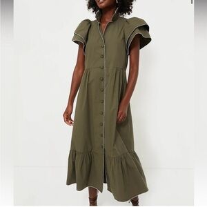 Tuckernuck Olive Green Alice Dress